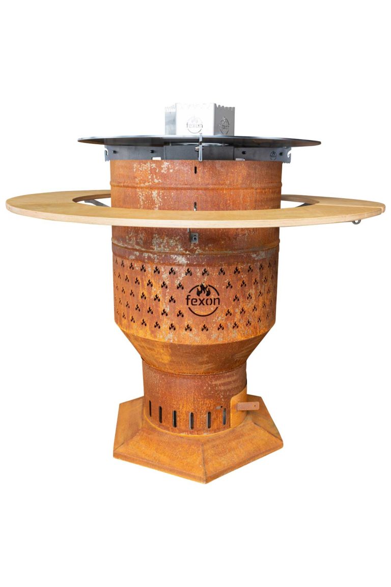 Deluxe Feuertonne BBQDrum® Feuerstelle Feuerplatte Modular by
